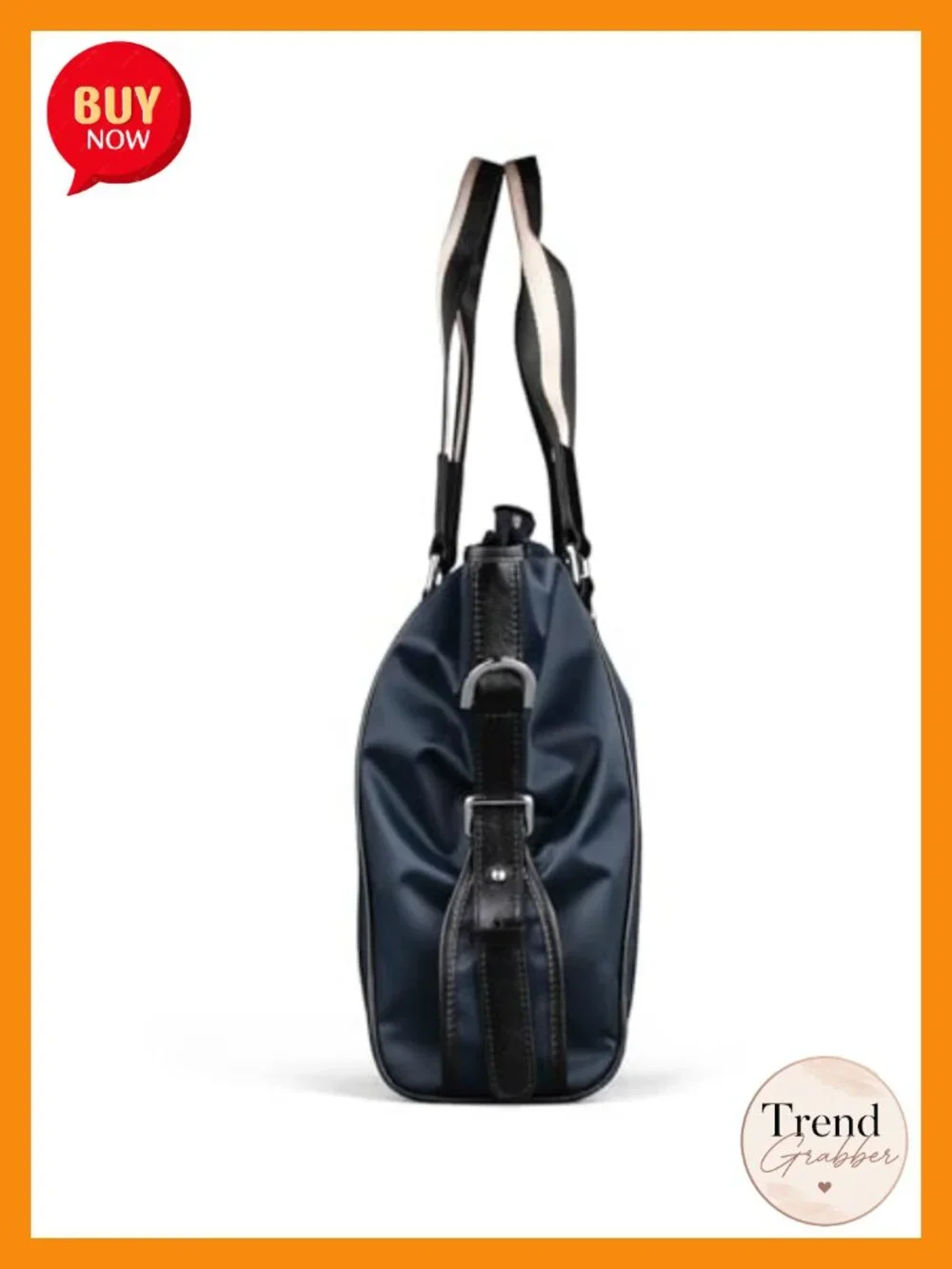 Men's Briefcase Crossbody Computer Bag Nylon Cowhide Design Business Travel